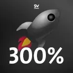 مسرع ٍاسود 300%